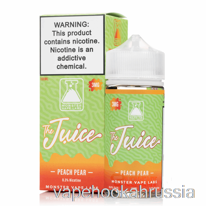 Vape Russia персик груша - сок - 100мл 6мг